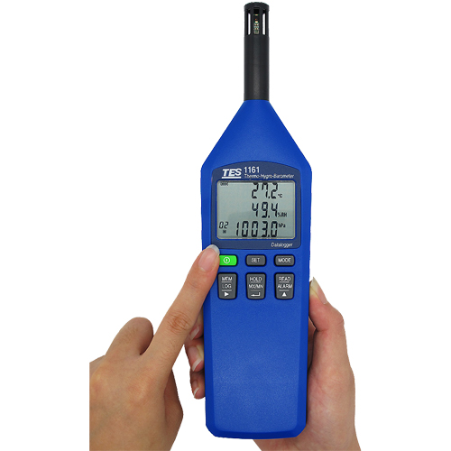 Thermomètre Intérieur Digital Grand Écran Rétro-Éclairage avec Horloge Thermomètre Hygromètre Numérique Température et Humidimètre Testeur Numérique Hygromètre Thermom&eg 